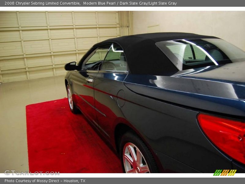 Modern Blue Pearl / Dark Slate Gray/Light Slate Gray 2008 Chrysler Sebring Limited Convertible