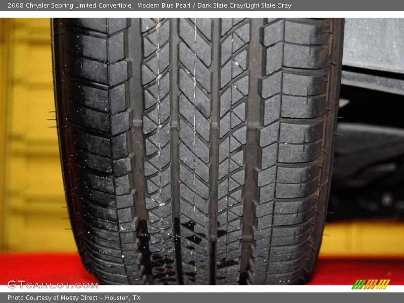 Modern Blue Pearl / Dark Slate Gray/Light Slate Gray 2008 Chrysler Sebring Limited Convertible