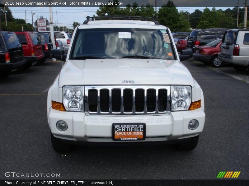 Stone White / Dark Slate Gray 2010 Jeep Commander Sport 4x4