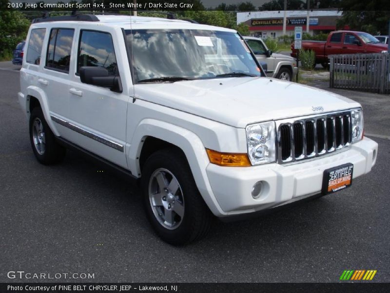 Stone White / Dark Slate Gray 2010 Jeep Commander Sport 4x4