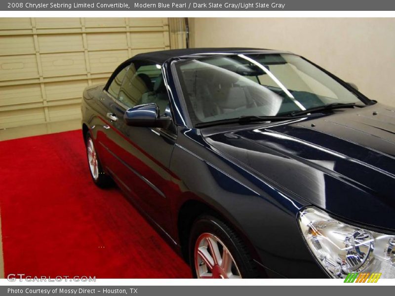 Modern Blue Pearl / Dark Slate Gray/Light Slate Gray 2008 Chrysler Sebring Limited Convertible