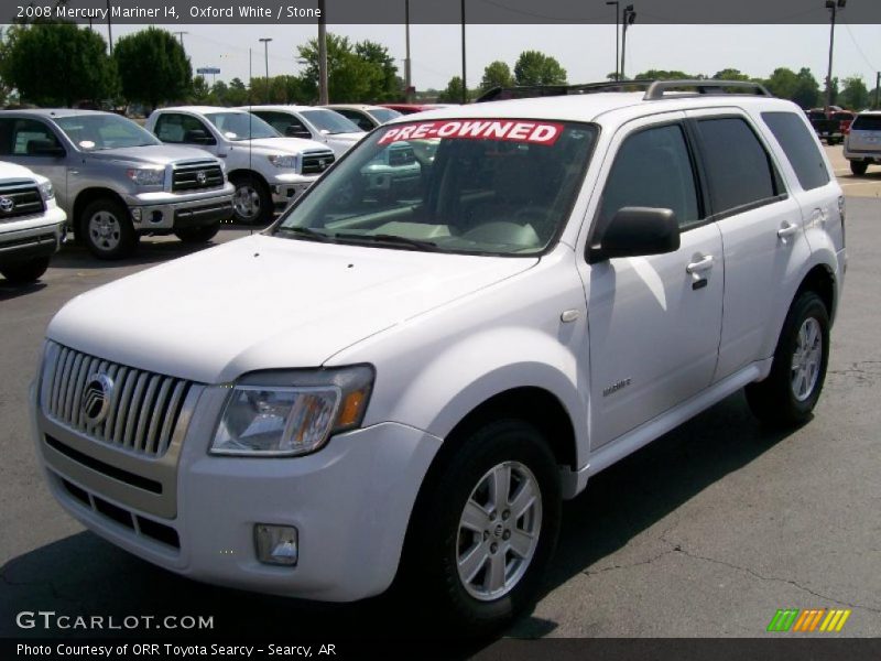 Oxford White / Stone 2008 Mercury Mariner I4