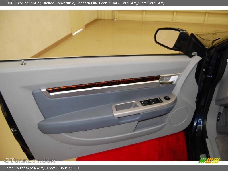 Modern Blue Pearl / Dark Slate Gray/Light Slate Gray 2008 Chrysler Sebring Limited Convertible