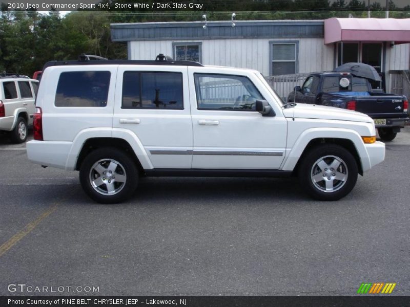 Stone White / Dark Slate Gray 2010 Jeep Commander Sport 4x4