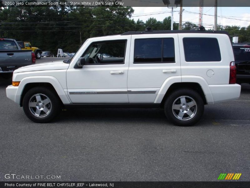 Stone White / Dark Slate Gray 2010 Jeep Commander Sport 4x4