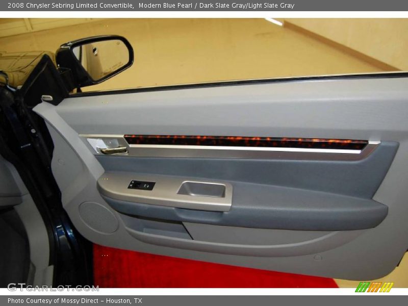 Modern Blue Pearl / Dark Slate Gray/Light Slate Gray 2008 Chrysler Sebring Limited Convertible