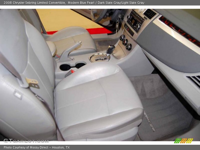 Modern Blue Pearl / Dark Slate Gray/Light Slate Gray 2008 Chrysler Sebring Limited Convertible