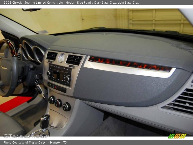 Modern Blue Pearl / Dark Slate Gray/Light Slate Gray 2008 Chrysler Sebring Limited Convertible