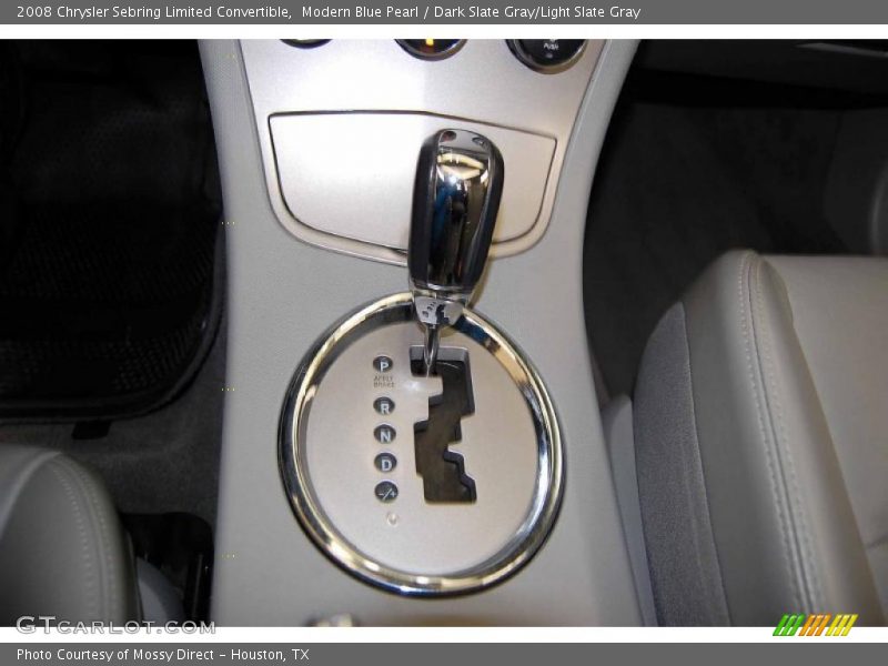 Modern Blue Pearl / Dark Slate Gray/Light Slate Gray 2008 Chrysler Sebring Limited Convertible