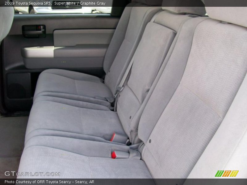 Super White / Graphite Gray 2009 Toyota Sequoia SR5