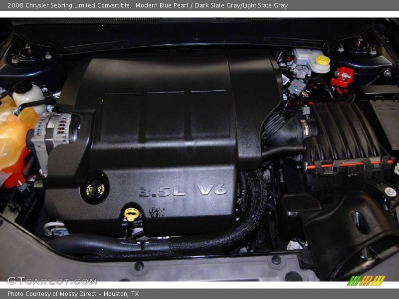 Modern Blue Pearl / Dark Slate Gray/Light Slate Gray 2008 Chrysler Sebring Limited Convertible