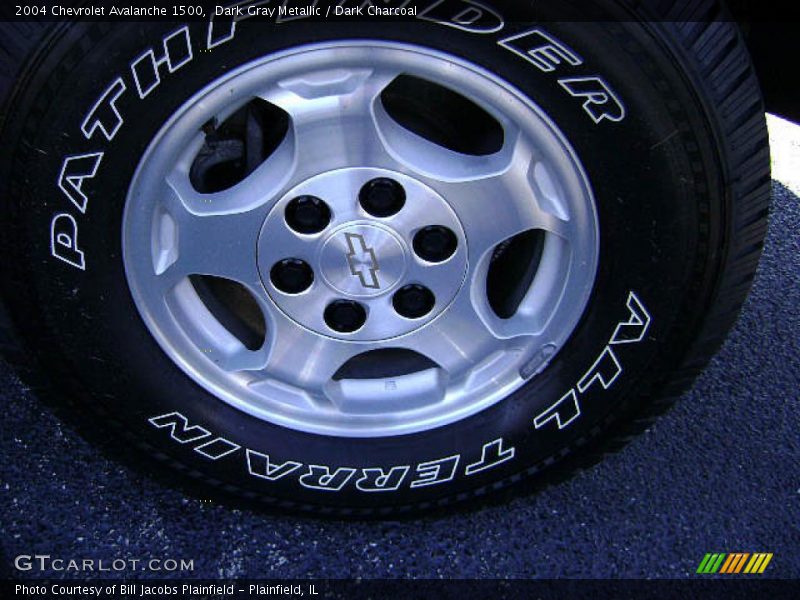 Dark Gray Metallic / Dark Charcoal 2004 Chevrolet Avalanche 1500