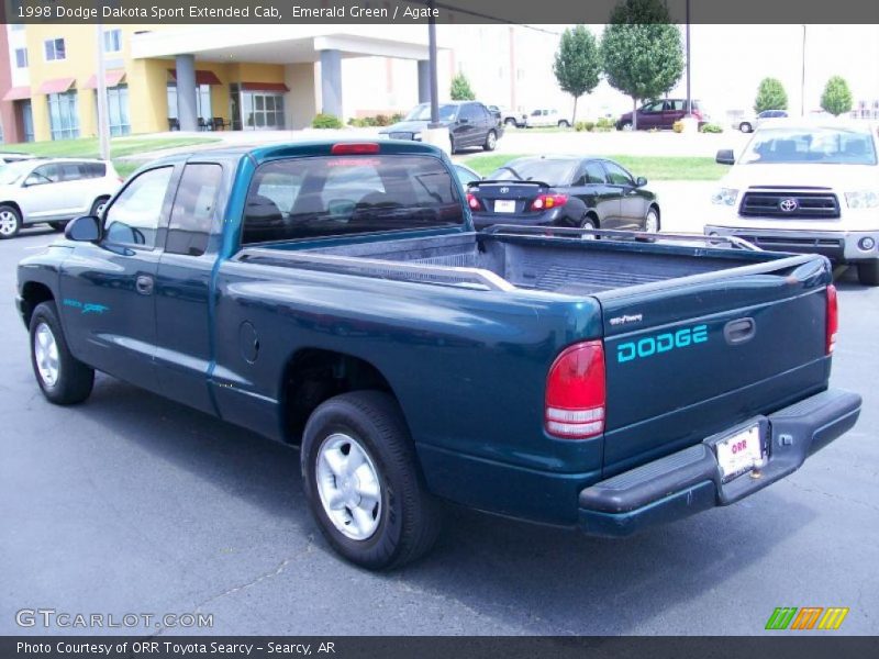 Emerald Green / Agate 1998 Dodge Dakota Sport Extended Cab