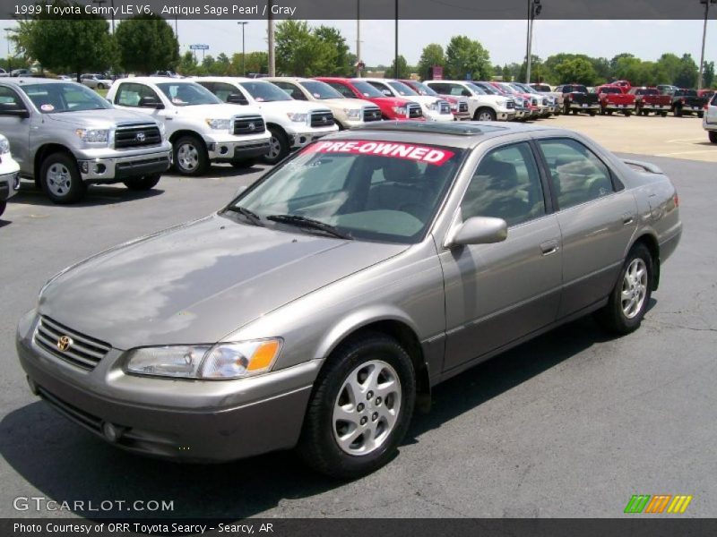 Antique Sage Pearl / Gray 1999 Toyota Camry LE V6