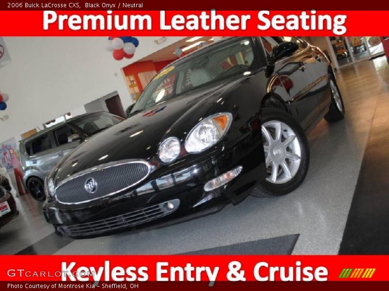 Black Onyx / Neutral 2006 Buick LaCrosse CXS