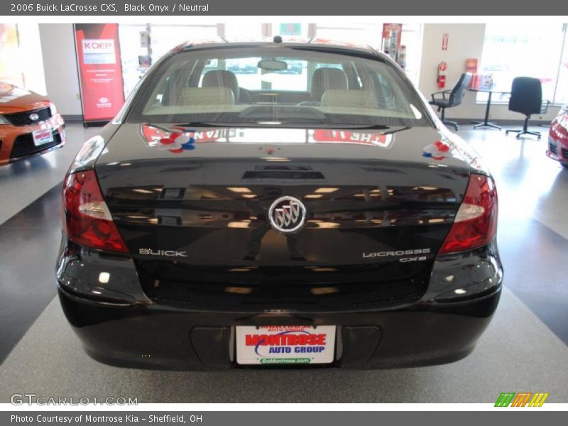 Black Onyx / Neutral 2006 Buick LaCrosse CXS