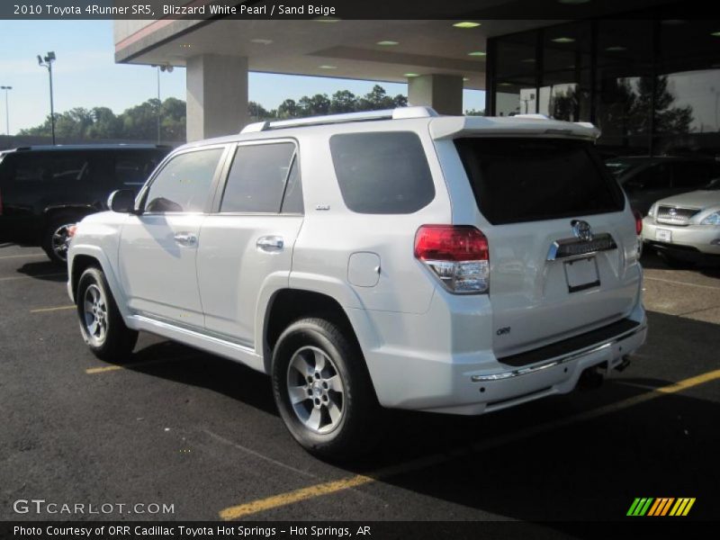 Blizzard White Pearl / Sand Beige 2010 Toyota 4Runner SR5