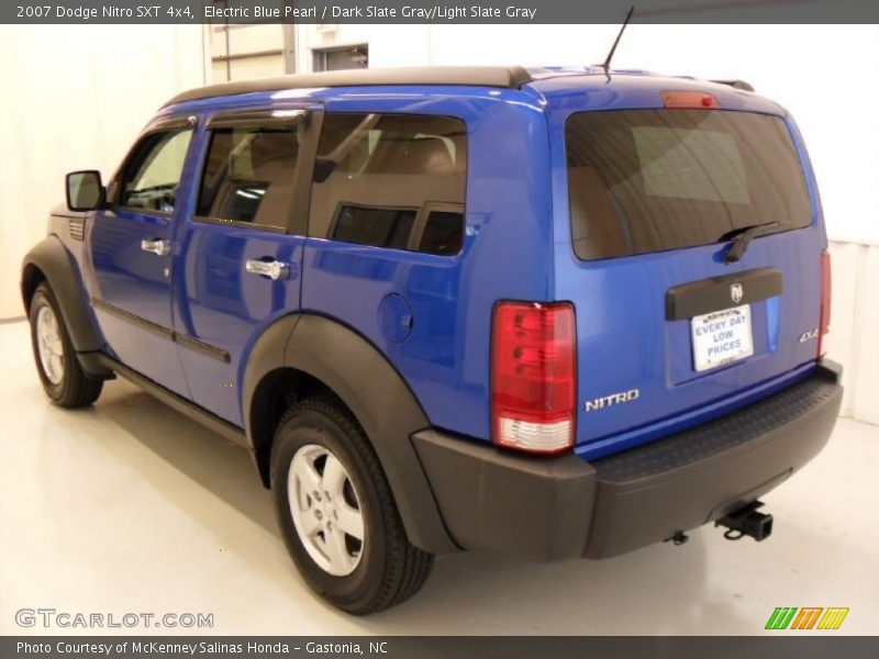 Electric Blue Pearl / Dark Slate Gray/Light Slate Gray 2007 Dodge Nitro SXT 4x4