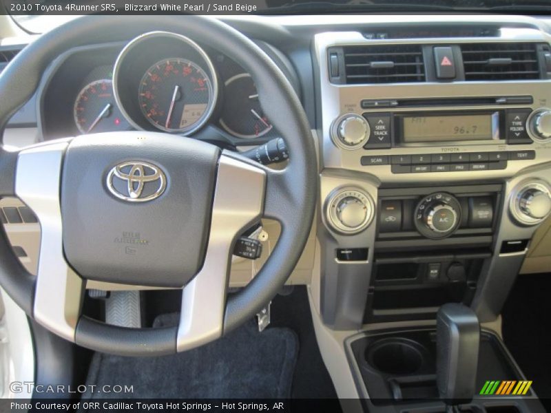 Blizzard White Pearl / Sand Beige 2010 Toyota 4Runner SR5