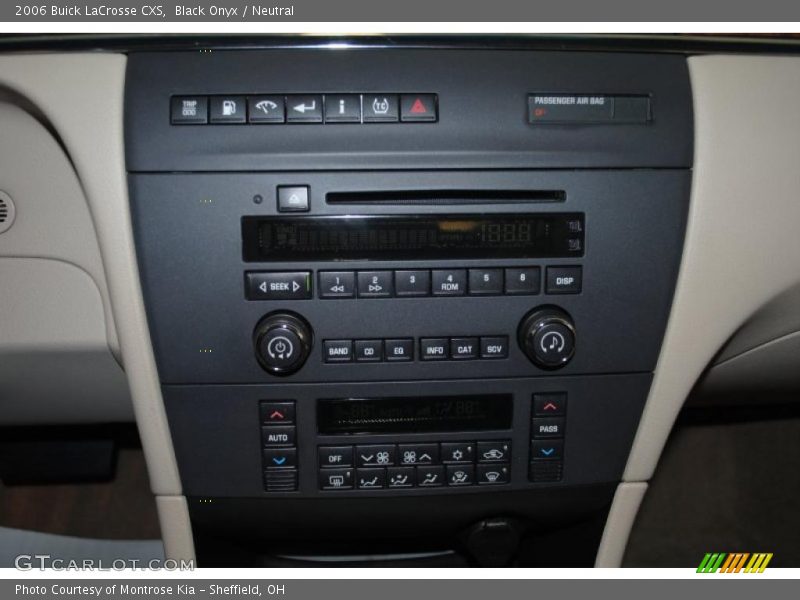 Black Onyx / Neutral 2006 Buick LaCrosse CXS