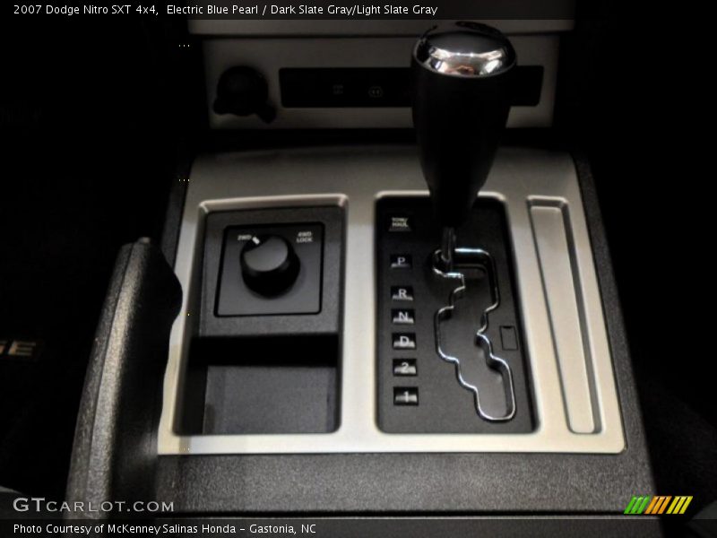 Electric Blue Pearl / Dark Slate Gray/Light Slate Gray 2007 Dodge Nitro SXT 4x4