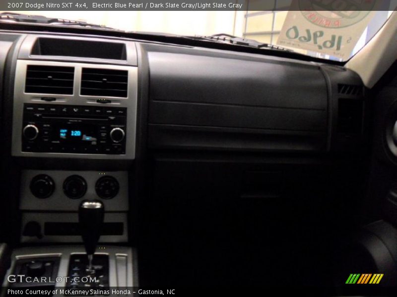 Electric Blue Pearl / Dark Slate Gray/Light Slate Gray 2007 Dodge Nitro SXT 4x4