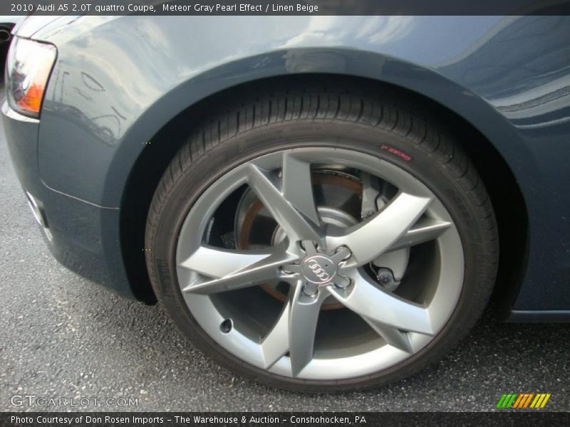 Meteor Gray Pearl Effect / Linen Beige 2010 Audi A5 2.0T quattro Coupe
