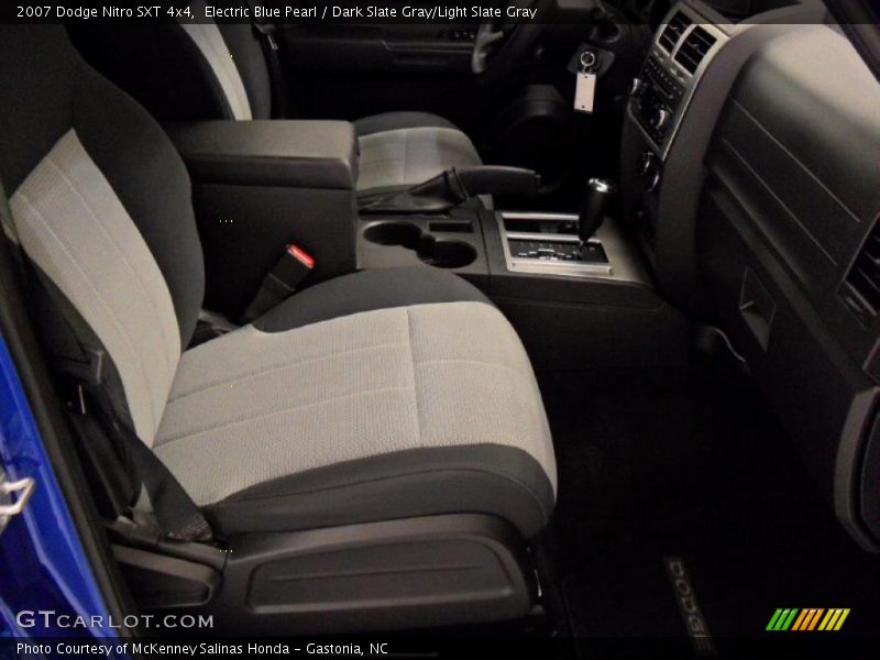 Electric Blue Pearl / Dark Slate Gray/Light Slate Gray 2007 Dodge Nitro SXT 4x4