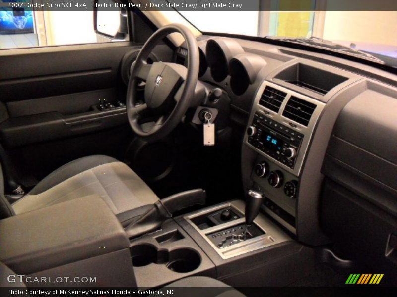Electric Blue Pearl / Dark Slate Gray/Light Slate Gray 2007 Dodge Nitro SXT 4x4