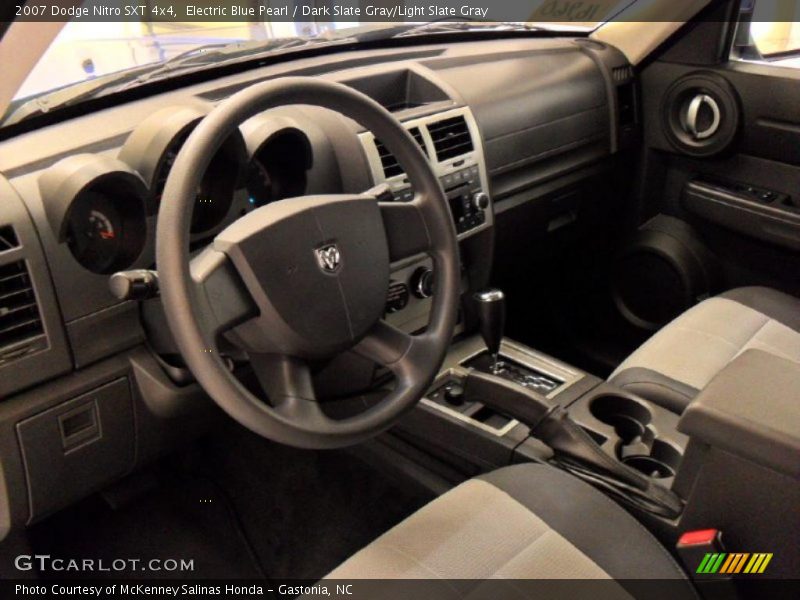 Electric Blue Pearl / Dark Slate Gray/Light Slate Gray 2007 Dodge Nitro SXT 4x4