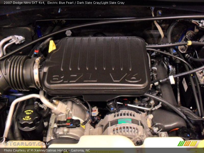 Electric Blue Pearl / Dark Slate Gray/Light Slate Gray 2007 Dodge Nitro SXT 4x4