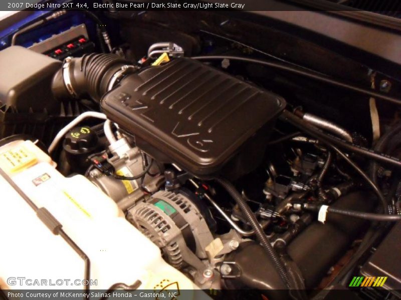 Electric Blue Pearl / Dark Slate Gray/Light Slate Gray 2007 Dodge Nitro SXT 4x4
