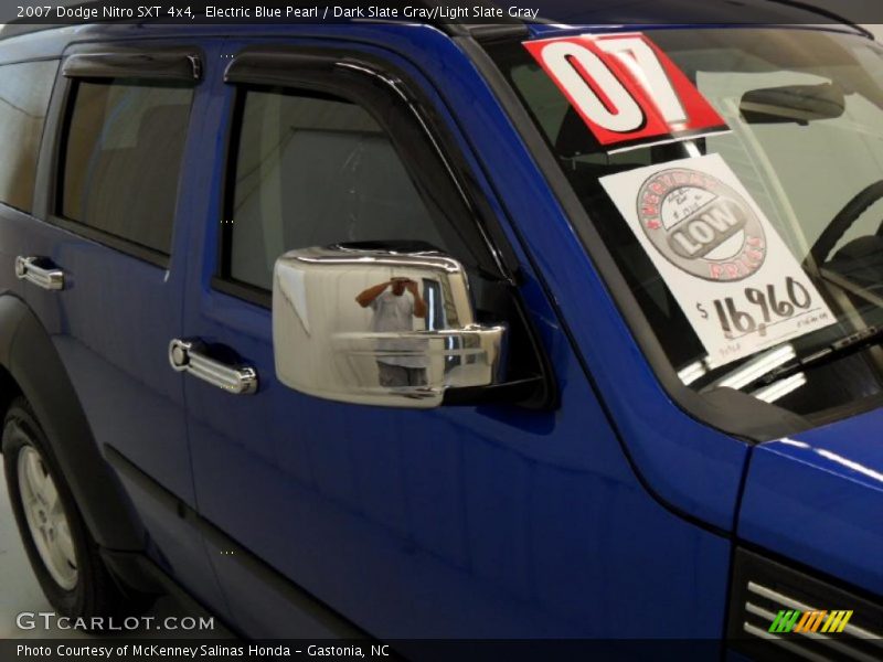 Electric Blue Pearl / Dark Slate Gray/Light Slate Gray 2007 Dodge Nitro SXT 4x4