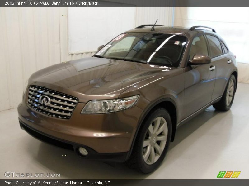Beryllium 16 / Brick/Black 2003 Infiniti FX 45 AWD