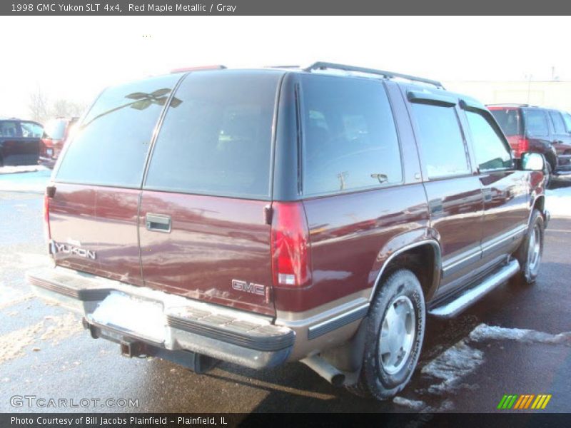 Red Maple Metallic / Gray 1998 GMC Yukon SLT 4x4