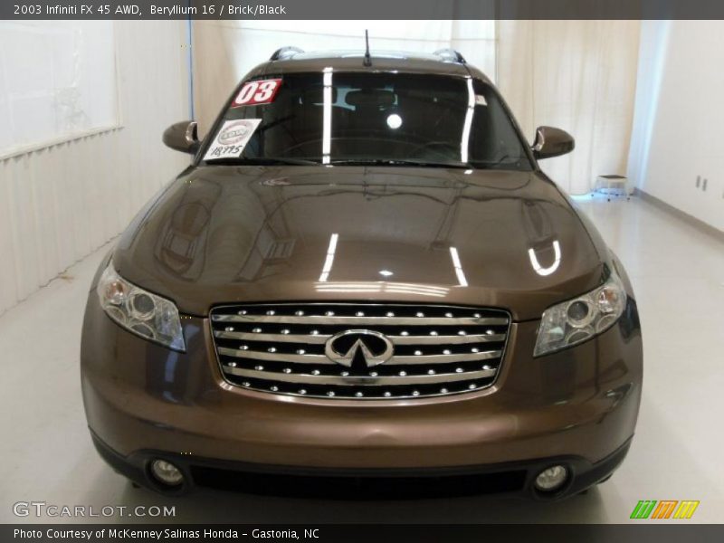Beryllium 16 / Brick/Black 2003 Infiniti FX 45 AWD