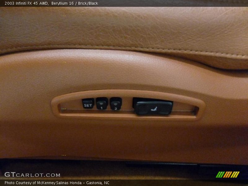 Beryllium 16 / Brick/Black 2003 Infiniti FX 45 AWD