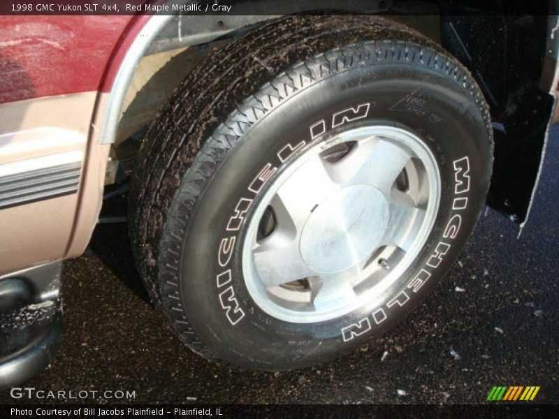 Red Maple Metallic / Gray 1998 GMC Yukon SLT 4x4