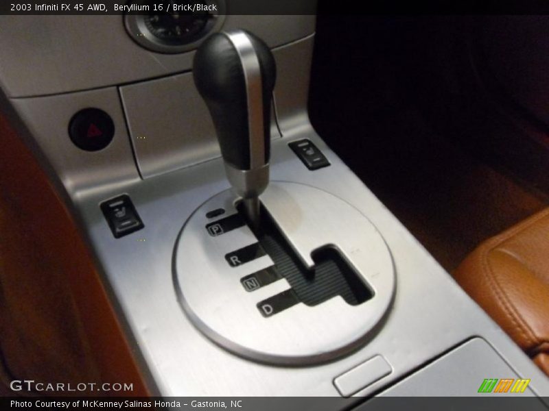 Beryllium 16 / Brick/Black 2003 Infiniti FX 45 AWD