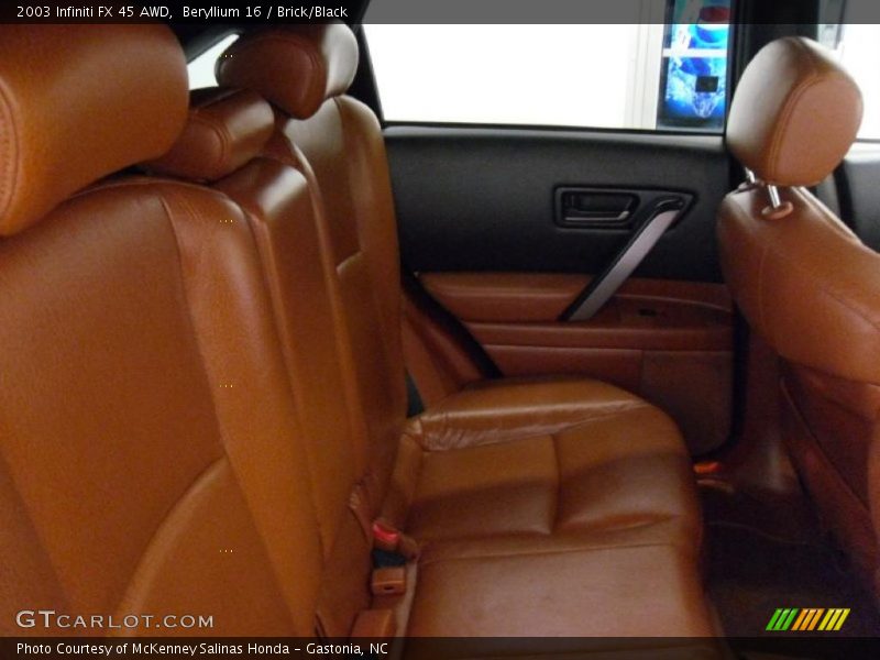 Beryllium 16 / Brick/Black 2003 Infiniti FX 45 AWD