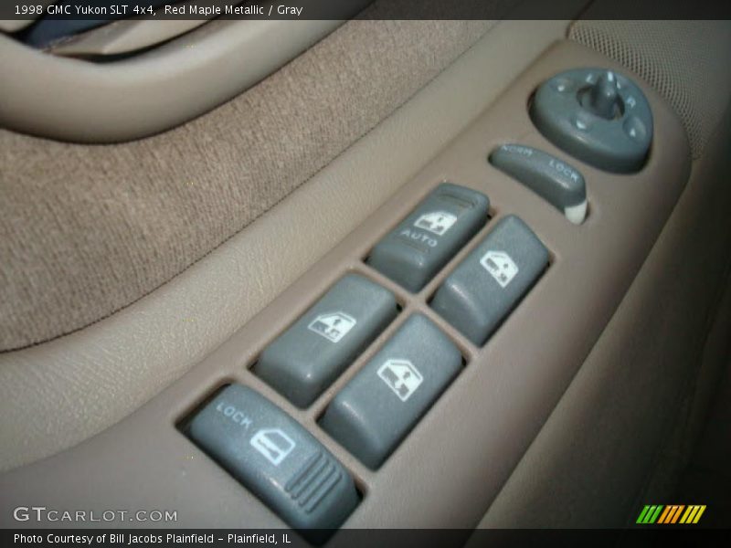 Red Maple Metallic / Gray 1998 GMC Yukon SLT 4x4
