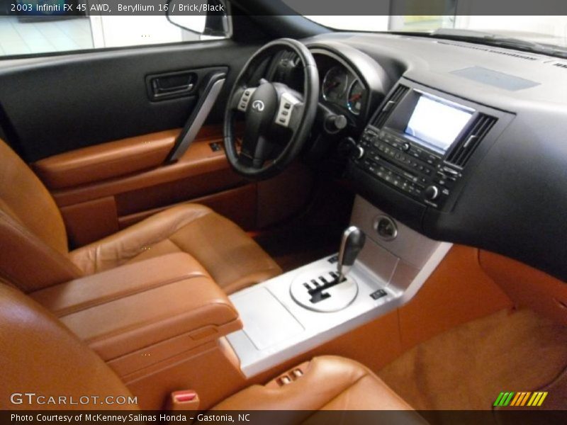 Beryllium 16 / Brick/Black 2003 Infiniti FX 45 AWD