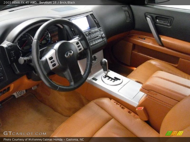 Beryllium 16 / Brick/Black 2003 Infiniti FX 45 AWD