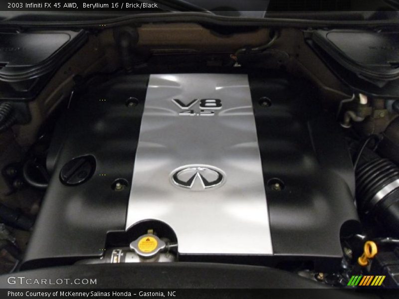 Beryllium 16 / Brick/Black 2003 Infiniti FX 45 AWD