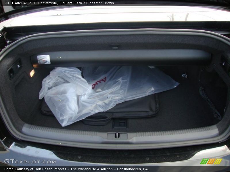 Brilliant Black / Cinnamon Brown 2011 Audi A5 2.0T Convertible