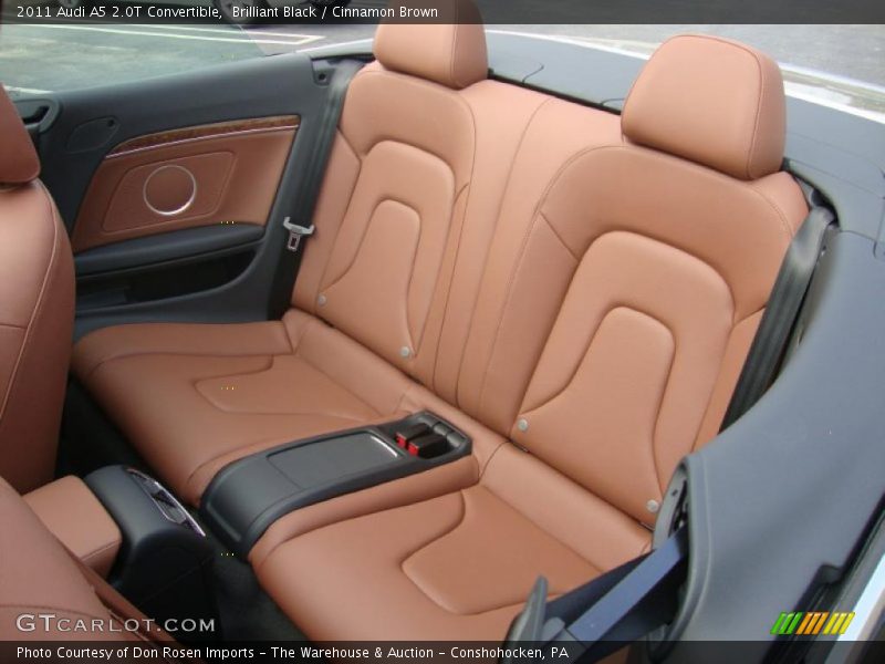Brilliant Black / Cinnamon Brown 2011 Audi A5 2.0T Convertible