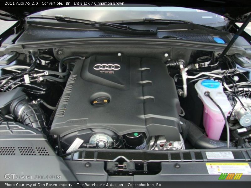 Brilliant Black / Cinnamon Brown 2011 Audi A5 2.0T Convertible