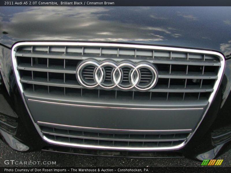 Brilliant Black / Cinnamon Brown 2011 Audi A5 2.0T Convertible