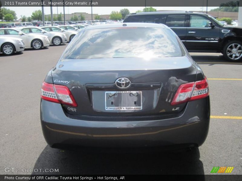 Magnetic Gray Metallic / Ash 2011 Toyota Camry LE