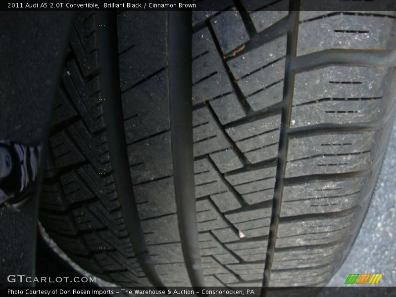 Brilliant Black / Cinnamon Brown 2011 Audi A5 2.0T Convertible